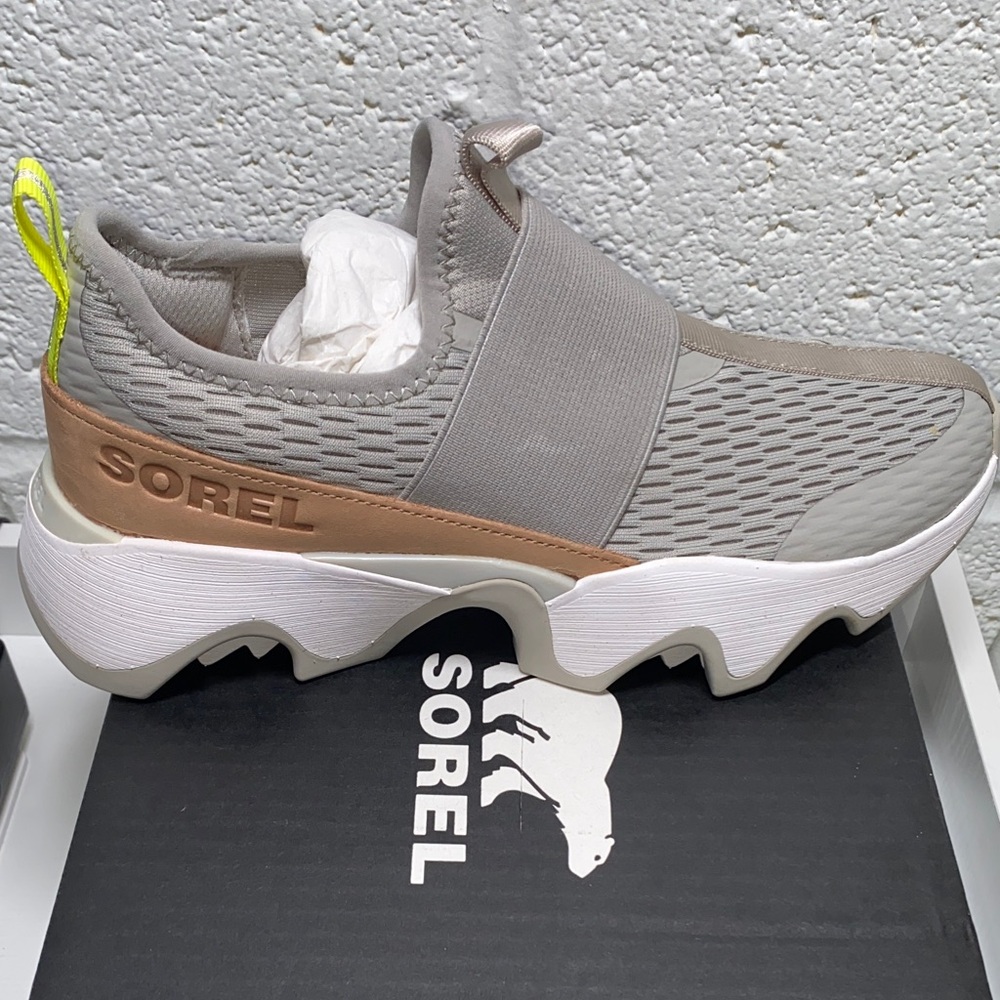 Sorel Gray and Tan Women's Sneakers